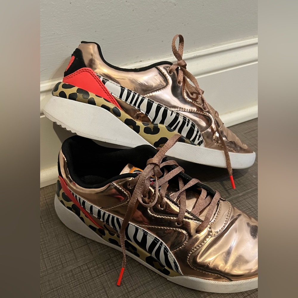 Sophia Webster animal print puma